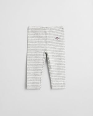 GANT Kids Baby Striped Shield Leggings () - White