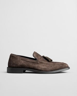 GANT Lozham Suede Loafers () - Brown