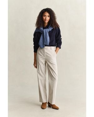 GANT Tailored Corduroy Trousers - Blue