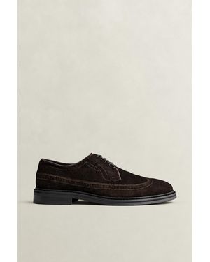 GANT Bidford Suede Brogues Dark - Black