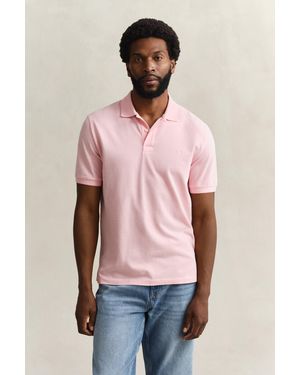 GANT Two-Toned Polo Shirt - Pink