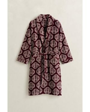 GANT Home Decor Monogram Robe - Pink