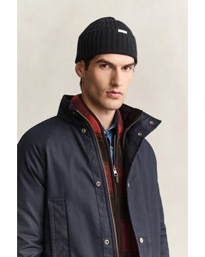 GANT Merino Wool Beanie - Black