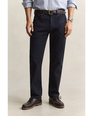 GANT Regular Fit Twill Jeans Evening - Blue
