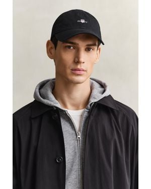 GANT Shield Cotton Twill Cap - Black