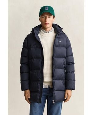GANT Active Cloud Mid Length Jacket Evening - Blue