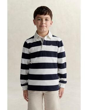 GANT Teens Teen Boys Striped Rugger Evening - Blue