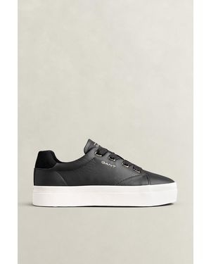 GANT Avona Leather Trainers - Black