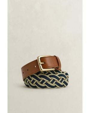 GANT Braided Contrast Belt - Multicolour