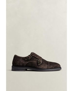 GANT Bidford Suede Derby Shoes Dark - Brown