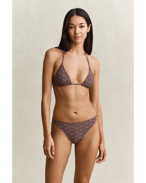 GANT Monogram Printed Hipster Bikini Bottoms - Multicolour