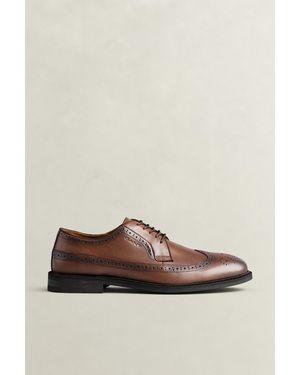 GANT Bidford Leather Brogues - Brown