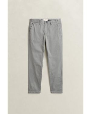 GANT Slim Fit Smart Chinos - Grey