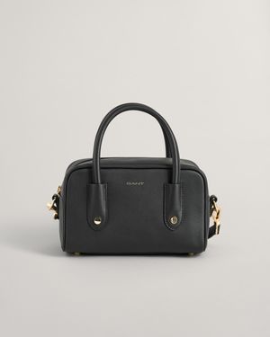 GANT Iconic Mini Leather Bag () - Black