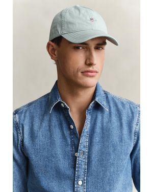 GANT Shield Sunfaded Cap - Blue
