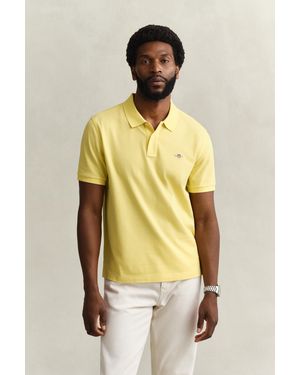 GANT Regular Fit Polo Shirt - Metallic