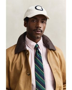GANT G Badge Cap Cream - Brown