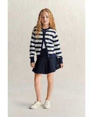 GANT Teens Teen Girls Pleated Skirt Evening - Blue