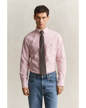 GANT Banker Stripe Classic Oxford Shirt - Multicolour