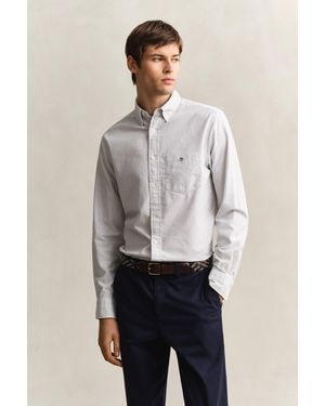 GANT Banker Stripe Classic Oxford Shirt - Multicolour