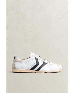 GANT Spearclub Leather Trainers - Metallic