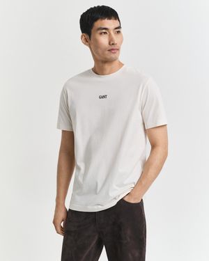GANT Small Graphic T-Shirt - White