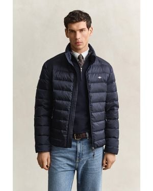GANT Light Down Jacket Evening - Blue