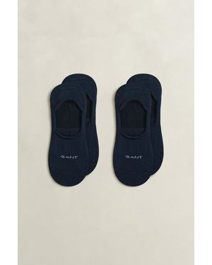 GANT 2-Pack Invisible Socks Evening - Blue