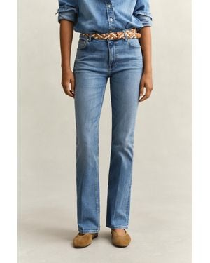GANT Flared Stretch Jeans - Blue