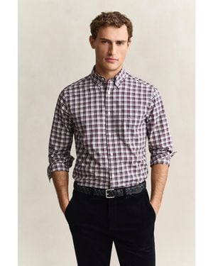 GANT Checked Poplin Shirt - Multicolour