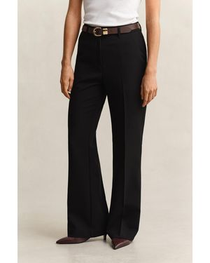 GANT Flared Slacks - Black
