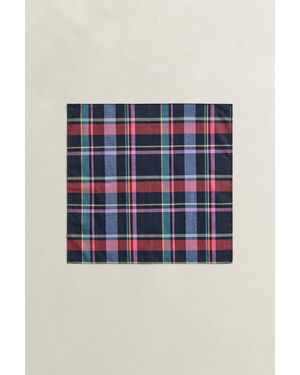 GANT Madras Pocket Square - Blue
