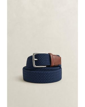 GANT Braided Elastic Belt Classic - Blue