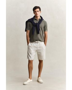 GANT Linen Shorts - Natural