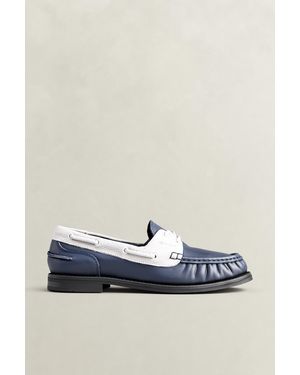 GANT Gracelyn Leather Loafers Evening - Blue