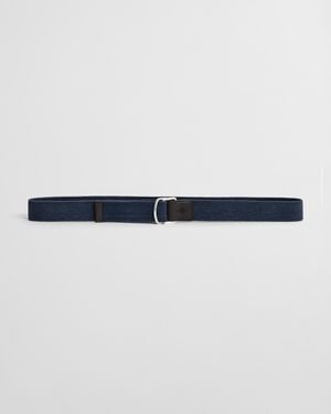 GANT Washed Effect Webbed Belt - Blue