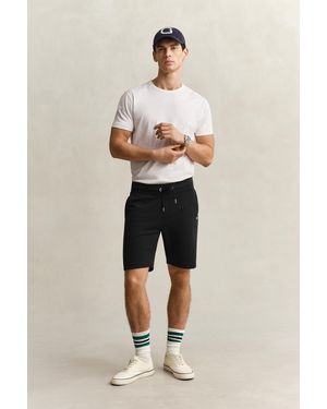 GANT Shield Sweat Shorts - Natural
