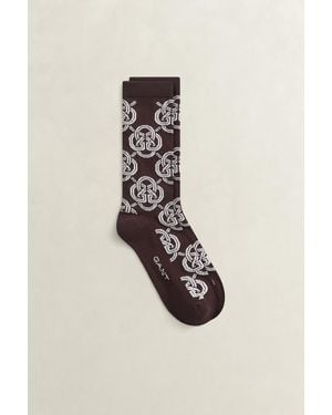 GANT Monogram Socks Deep - White