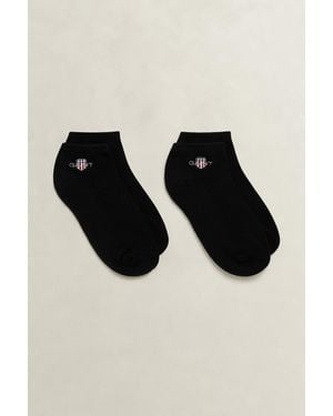 GANT Teens Teen Boys 2-Pack Trainer Socks - Black