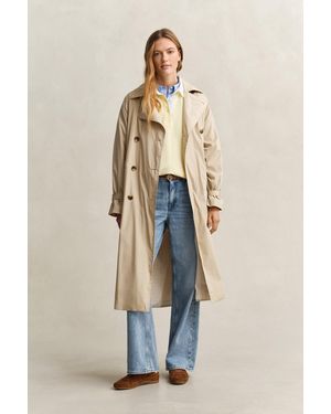 GANT Light Trench Coat - Natural