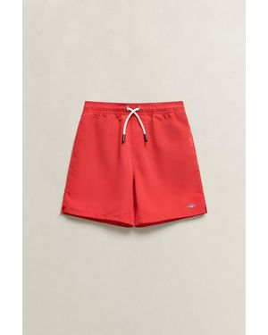 GANT Teens Teen Boys Shield Swimshorts - Red