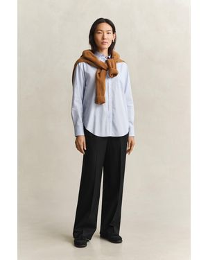 GANT Wool Blend Trousers - White