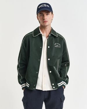 GANT Sport Club Varsity Jacket - Green