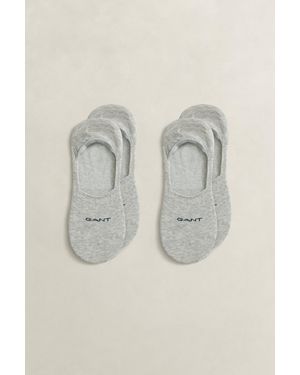 GANT 2-Pack Invisible Socks - Grey