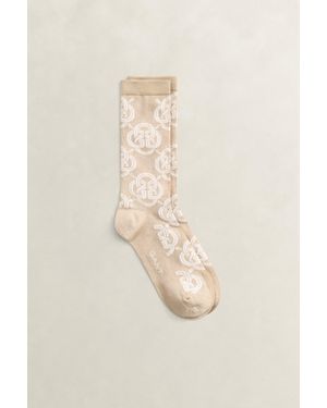 GANT Monogram Socks - Natural