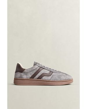 GANT Cuzmo Suede Trainers Concrete - Grey
