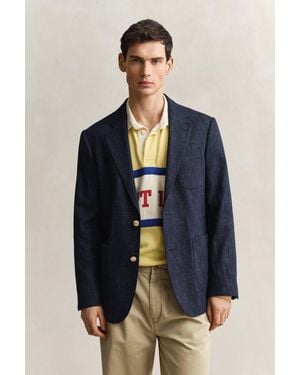 GANT Club Blazer Dark Raw - Blue