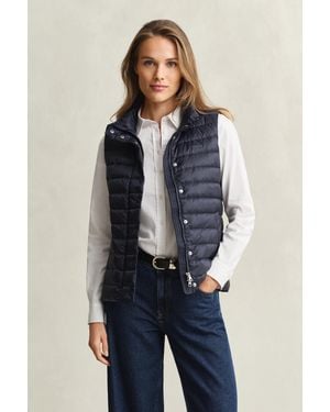 GANT Light Down Vest - Blue