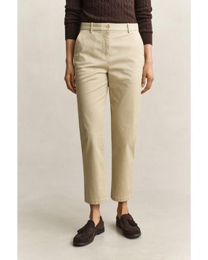 GANT Slim Fit Chinos - Natural