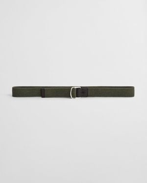 GANT Washed Effect Webbed Belt - Grey